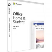 Microsoft Office Home and Student 2019, Mac, key card, Word, Excel.