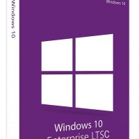 Microsoft Windows 10 Enterprise, LTSC 2019, lifetime license, advanced security, business computing.